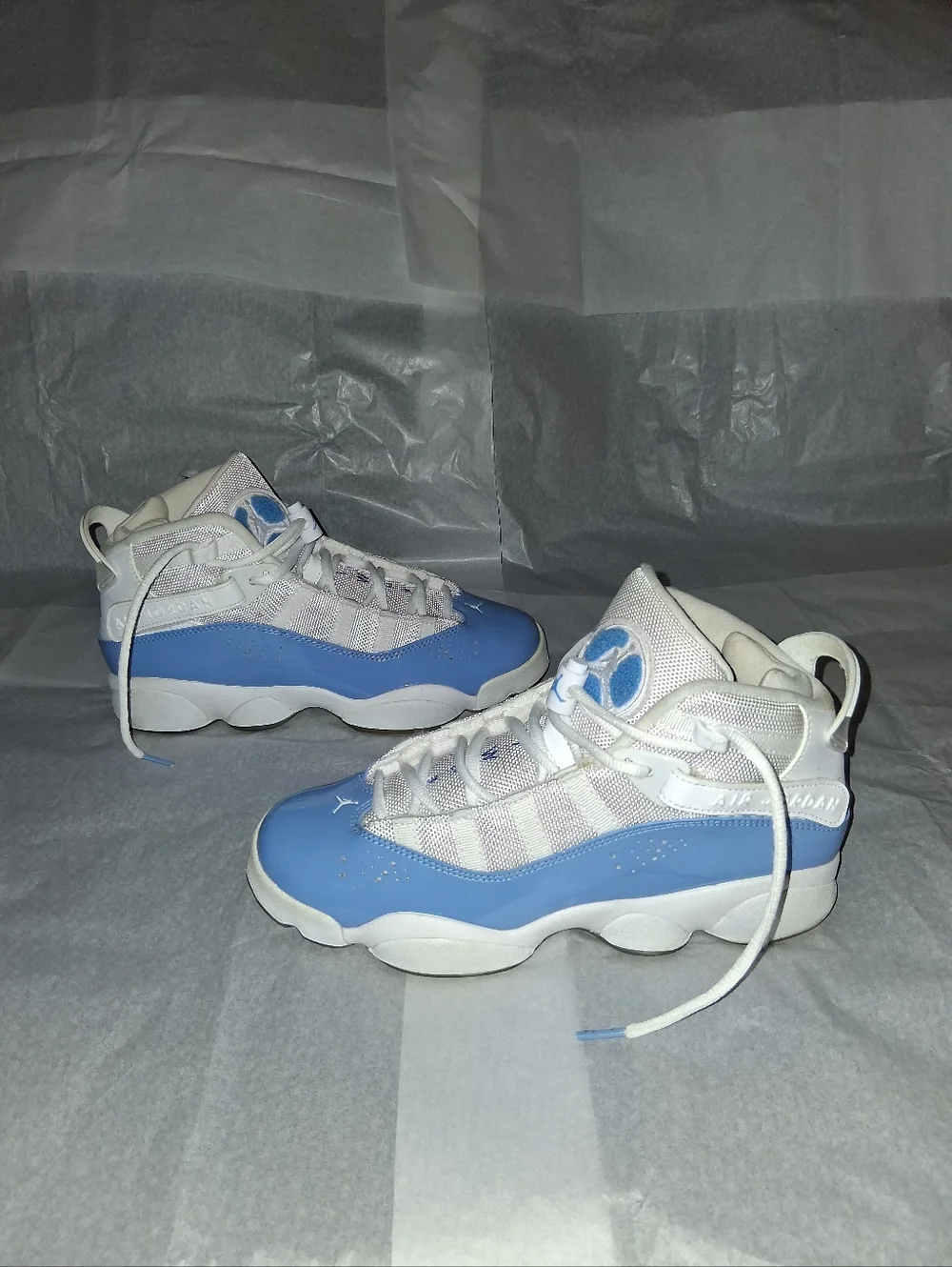 Jordan 6 Rings UNC University Sneakers Women 8.5 = 7 Men